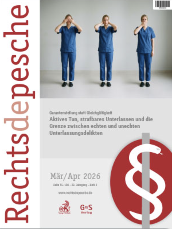 Ausgabe der Rechtsdepesche